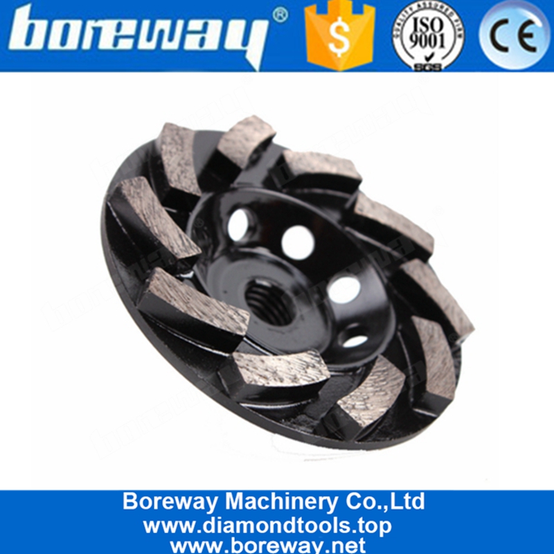 Ten Segments 5 Inch Diamond Concrete Grinding Wheel For Angle Grinder