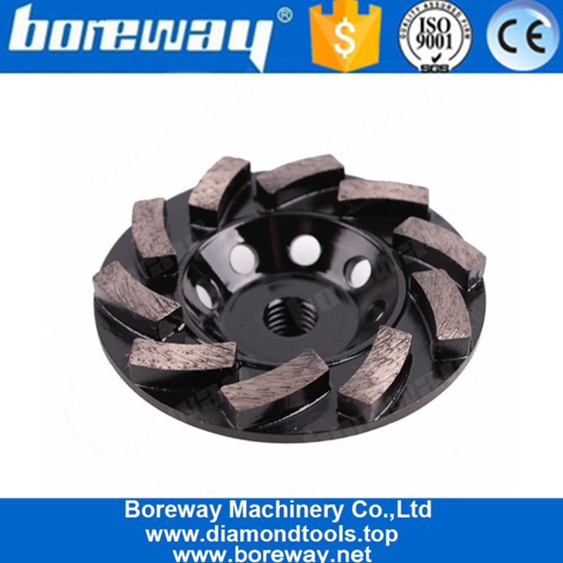 Ten Segments 5 Inch Diamond Concrete Grinding Wheel For Angle Grinder