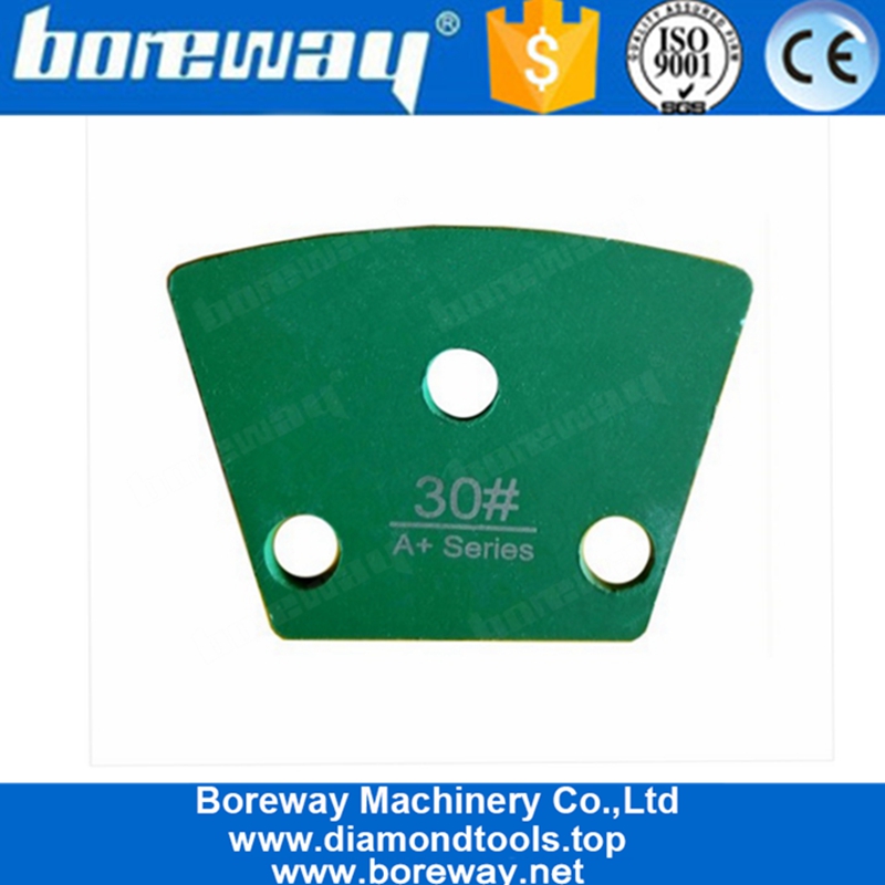 Three Hexagon Segments Top Quality Diamond Trapezoid Grinding Shoes For Coating Removal