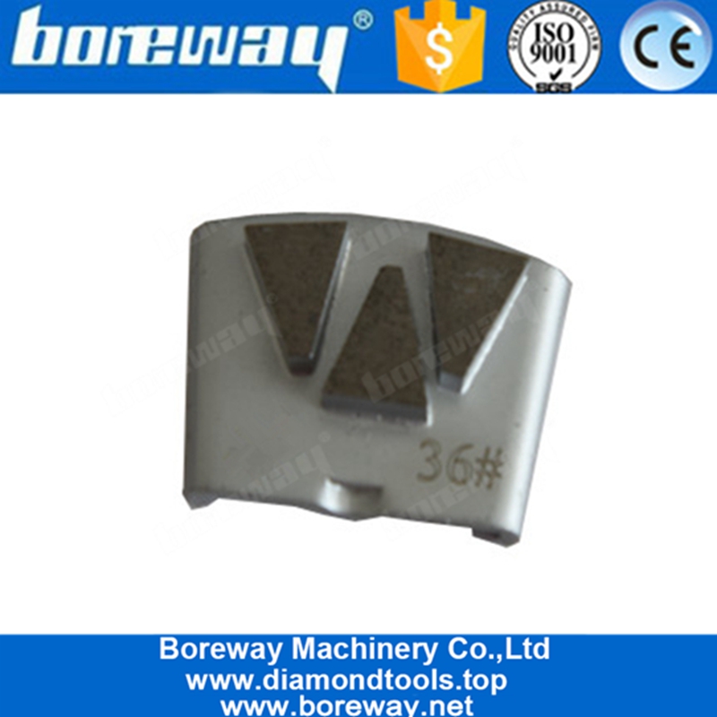 Три сегмента HTC Алмазные шлифовальные башмаки для бетонного ремонта пола Terrazzo