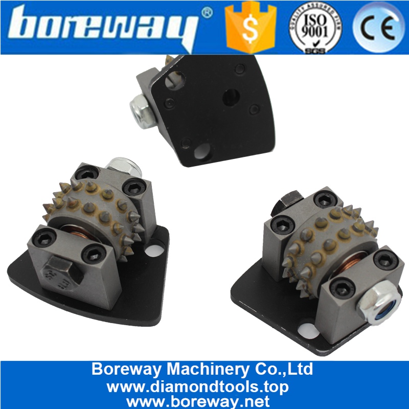 Trapezoid 30 Tipps Buschhammerrolle mit Stützständer für die Bodenvorbereitung