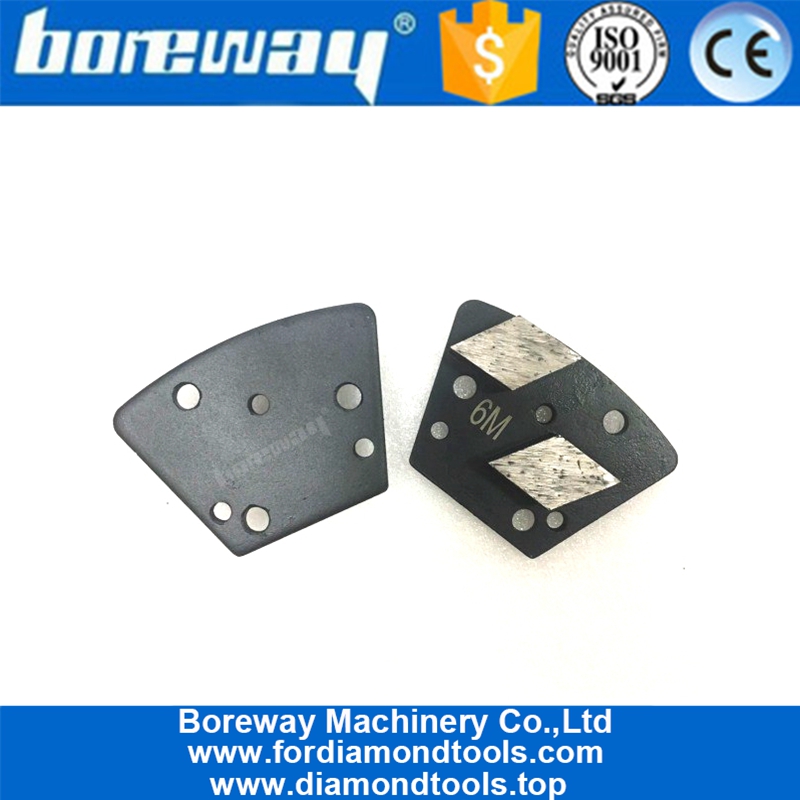 Trapezoid Base Tow Rhombus Shape Segment For Floor Renovation