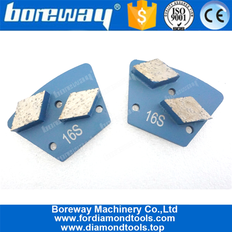 ट्रेपेज़ॉइड प्रकार का रोम्बस बार सेगमेंट फ़्लोर पॉलिशिंग पीस डिस्क