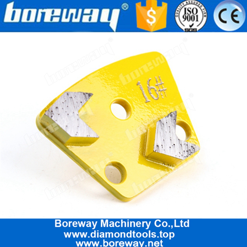 Two Arrow Segments Diamond Grinding Pads For Concrete and Terrazzo Floor