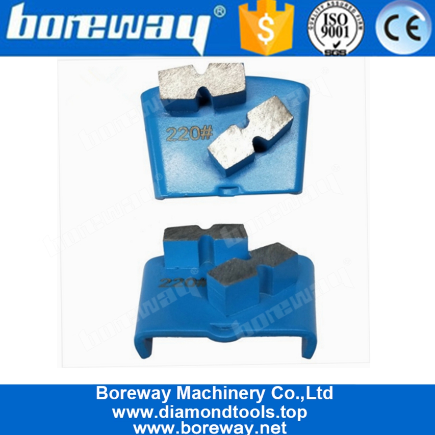 Two H Shape Segments Metal Bond Abrasive Concrete Grinding For HTC Grinder
