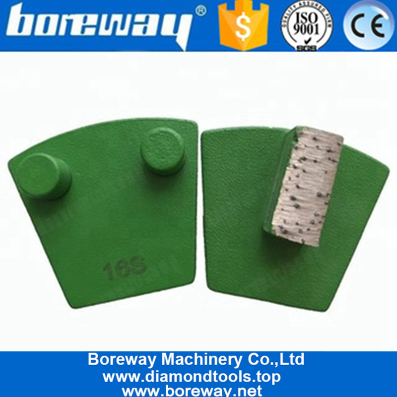 कंक्रीट और टेराज़ो फ्लोर के लिए दो पिन रेडी लॉक डायमंड पीस जूते