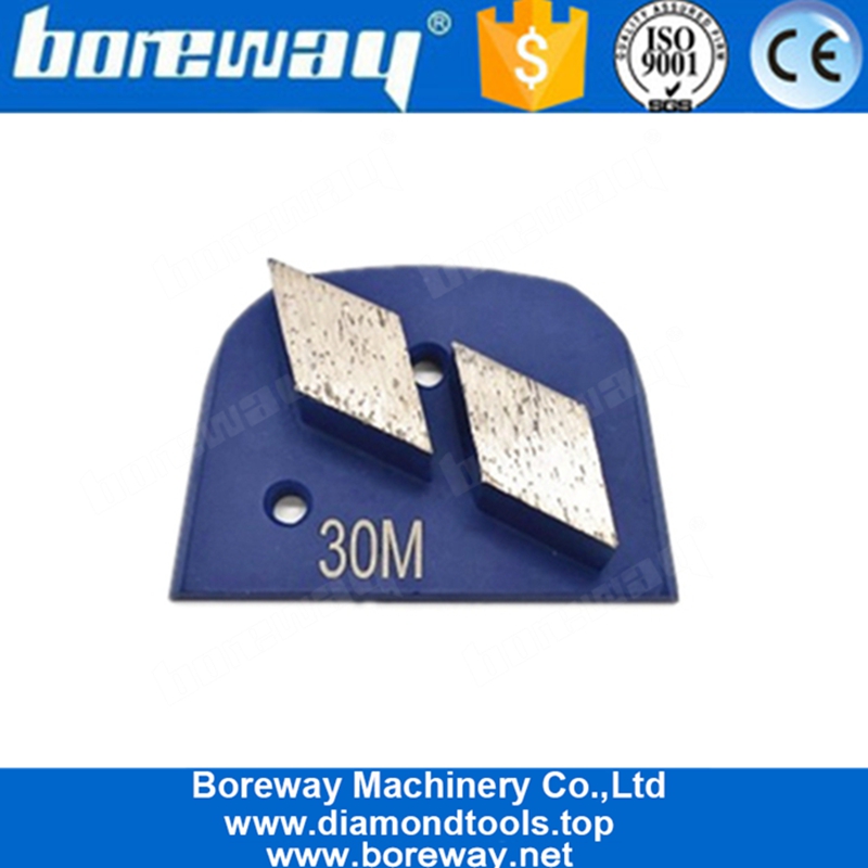 ラビナグラインダー用の2つの菱形セグメントラビナダイヤモンドコンクリート研削靴