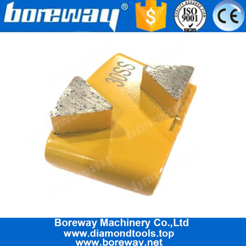 Two Triangle Segments HTC Diamond Abrasive Grinding Tools For Grinding