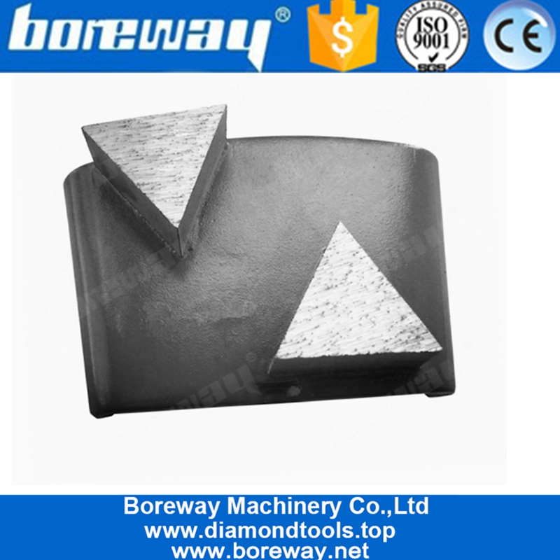 Two Triangle Segments HTC Diamond Abrasive Grinding Tools For Grinding