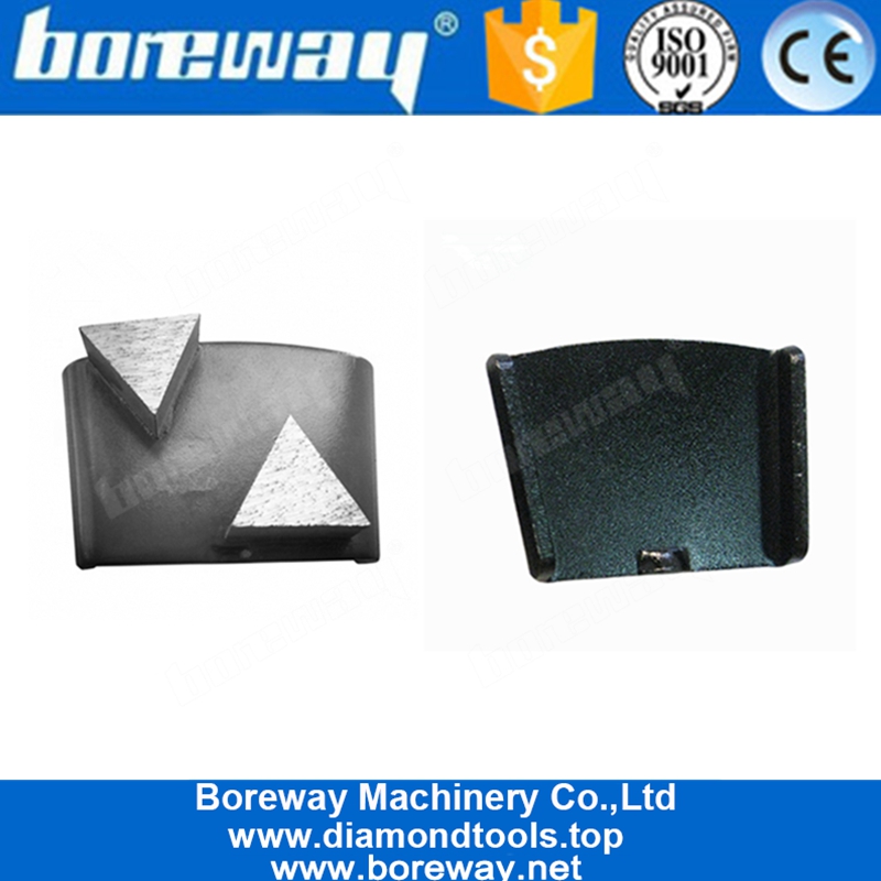 Two Triangle Segments HTC Diamond Abrasive Grinding Tools For Grinding