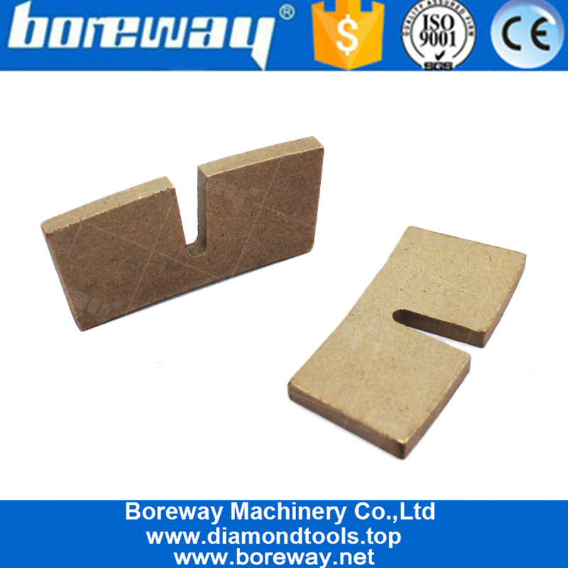 ग्रेनाइट एज निर्माता के लिए यू स्लॉट डायमंड कटिंग सेगमेंट