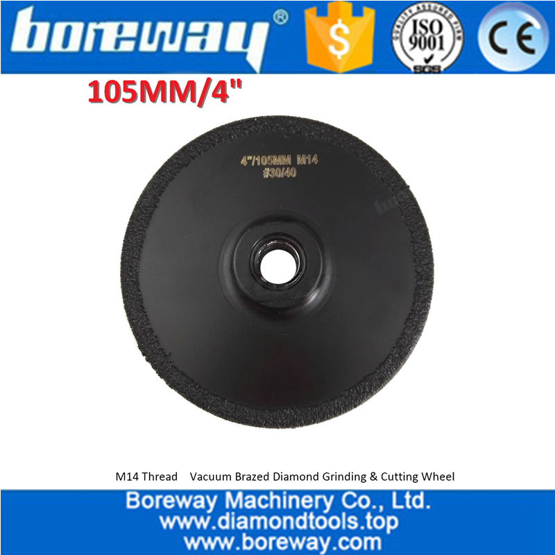 Vacuum Brazed diamond flat grinding wheel factory supply diamond grinding cup wheel for concrete and all stone