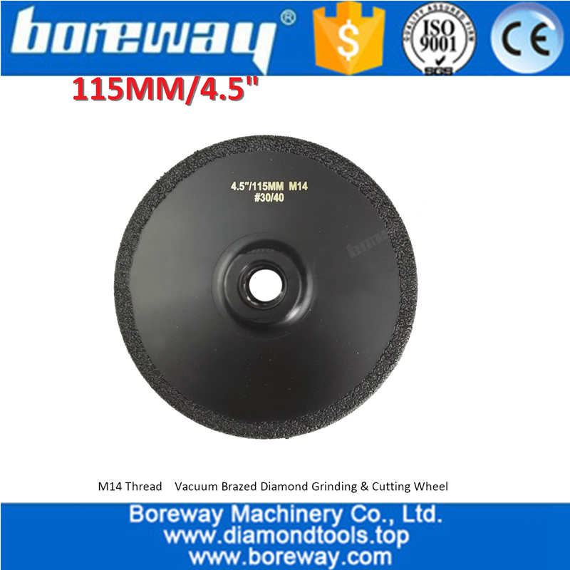 Vacuum Brazed diamond flat grinding wheel factory supply diamond grinding cup wheel for concrete and all stone
