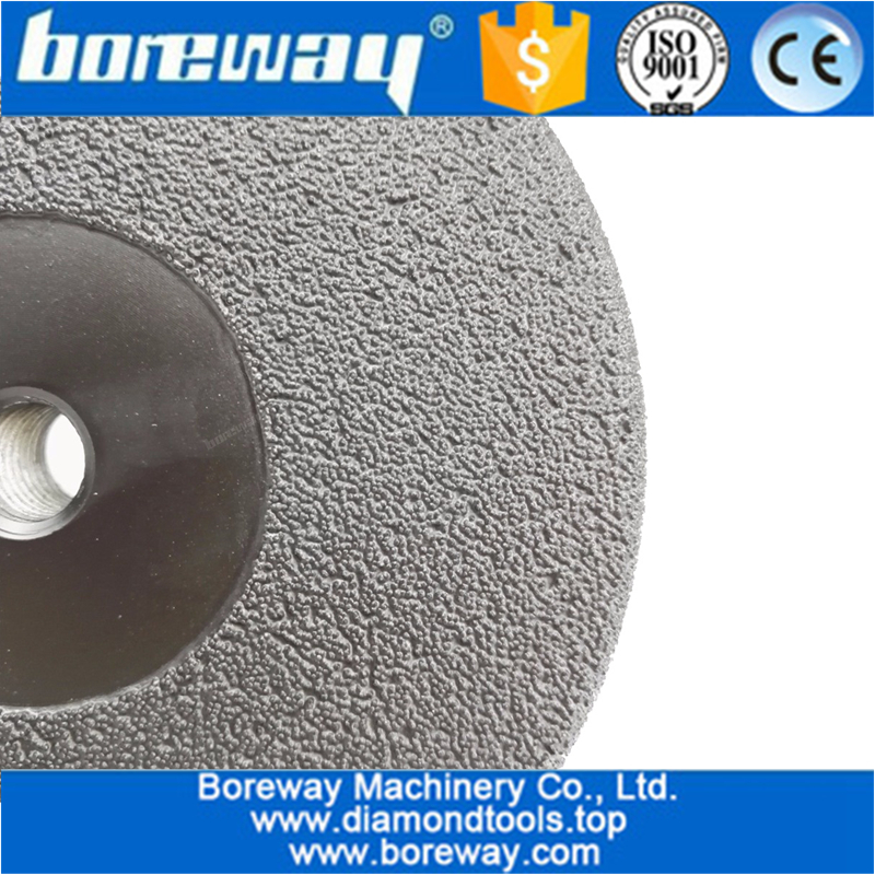 Vacuum Brazed diamond flat grinding wheel factory supply diamond grinding cup wheel for concrete and all stone