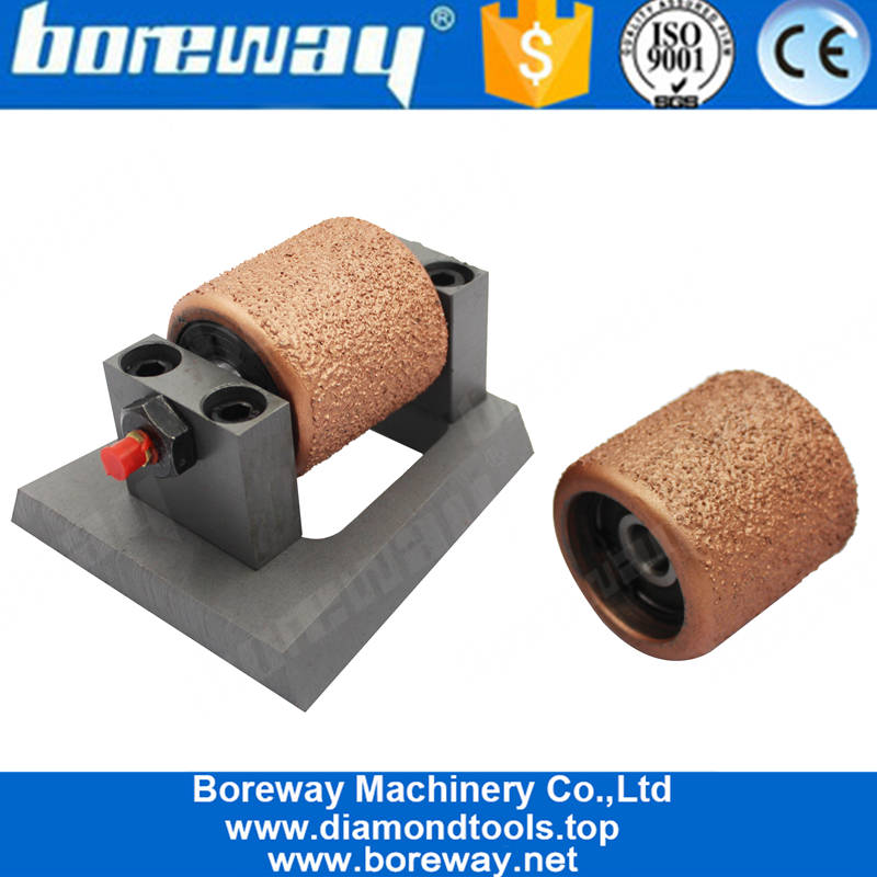 Vacuum Brazing Rotary Bush Hammer Roller With Frankfurt Base Manufacturer & Suppliers