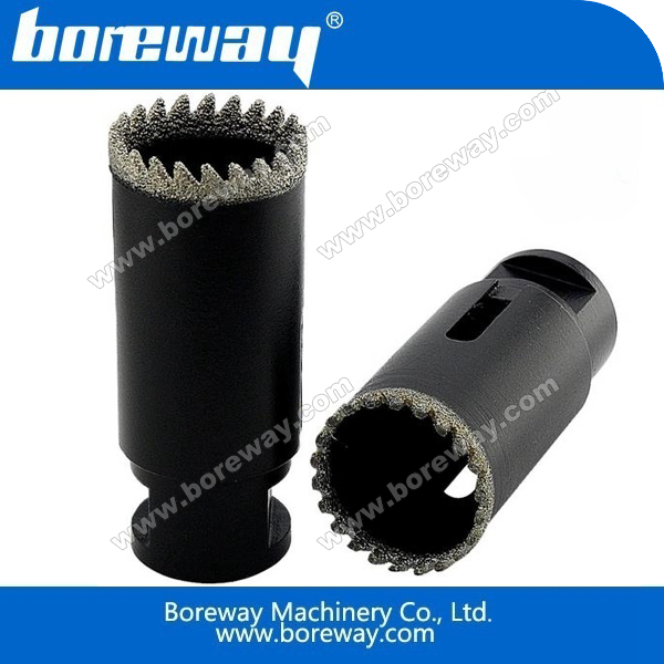 वैक्यूम brazed हीरे की कोर ड्रिल बिट