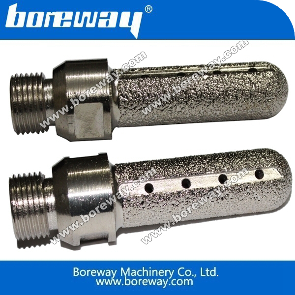 Bits di dito del diamante brasato sottovuoto