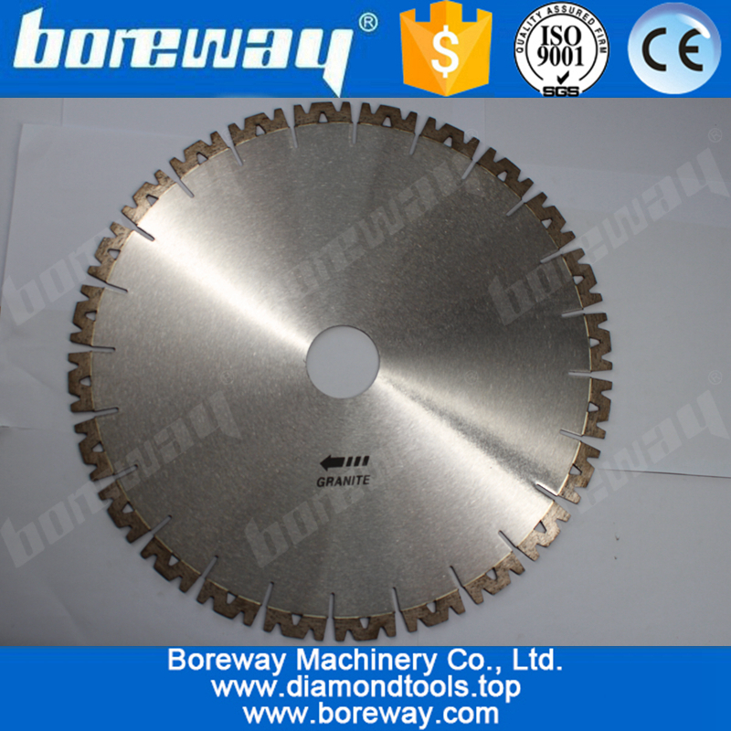 W Shape Segment  Diamond Blade Wet Saw For Granite