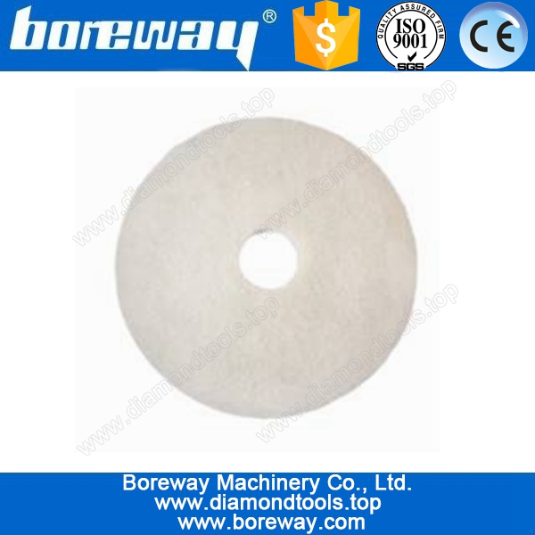 화이트 돌 및 바닥 청소 패드 연마