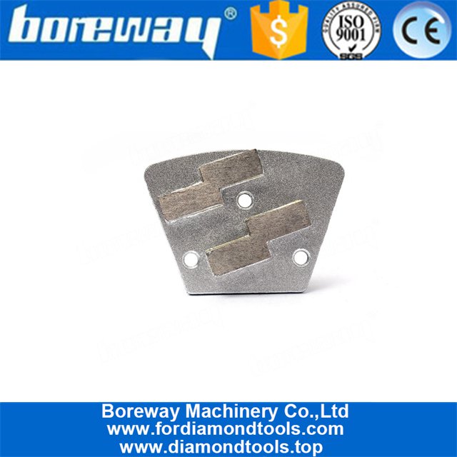 Z-Shaped Segment Trapezoid Diamond Concrete Grinding Pad For Concrete Floor Grinding