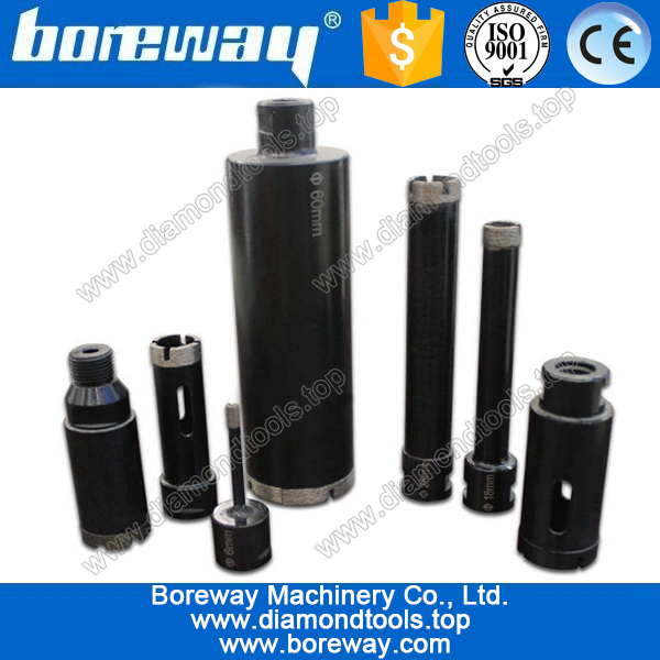 dry diamond core drill bits, 4 diamond core drill bit, core drill accessories,