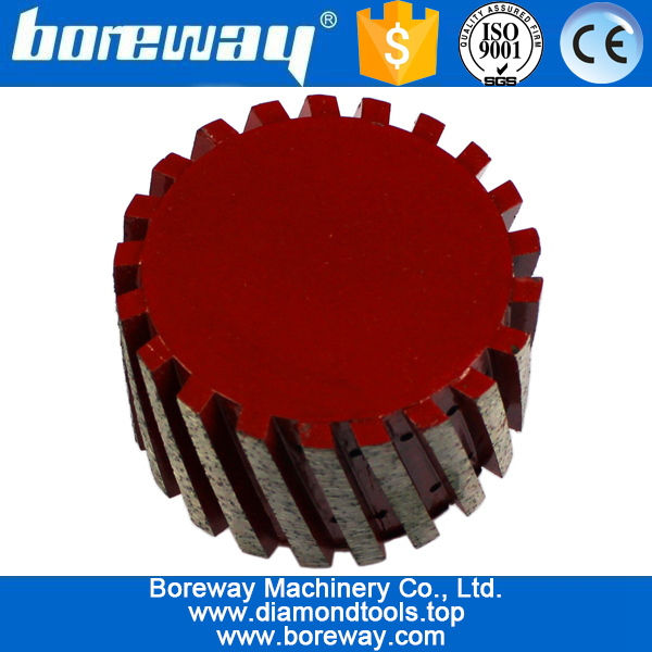 utensili per il taglio di pietra in vendita, lucidatore di piatti, tamburo set di diamanti,