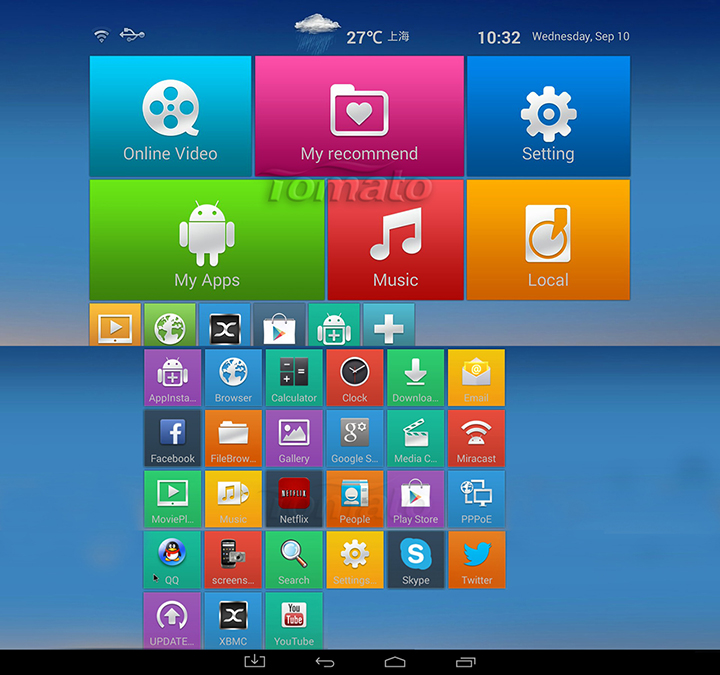Smart TV Box DLNA Mini Android Internet TV Box