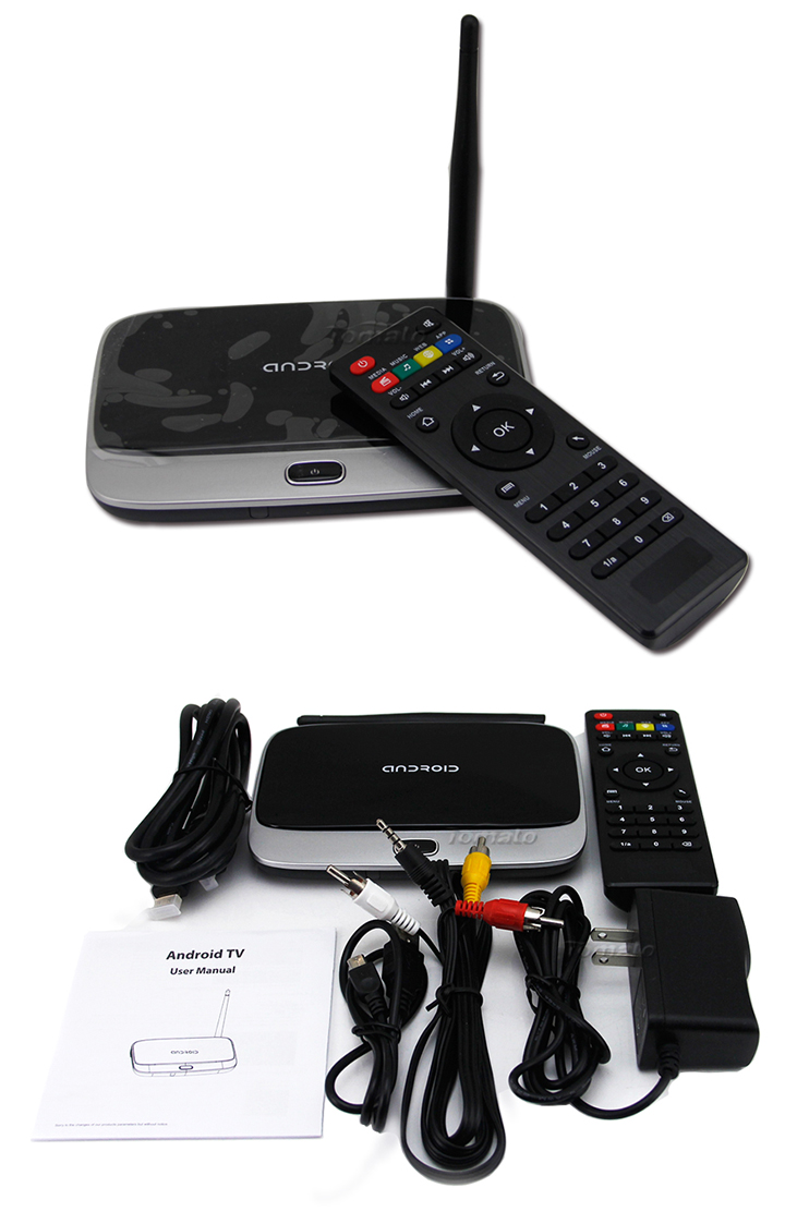Quad Core TV Box Mail-400 GPU Bluetooth 4.0 RK3188 Live Streaming Box CS918