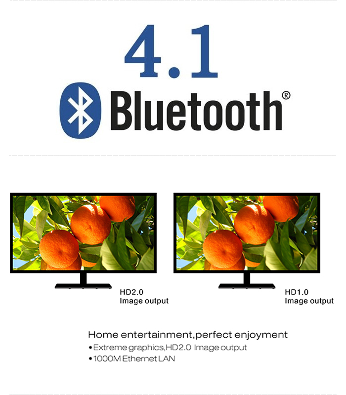 Android TV Box Quad Core S905 Chipset 1G RAM 8G ROM Android 5.1 Amlogic S905 Quad-Core 64-bit Cortex-A53 up to 2.0GHz G9C