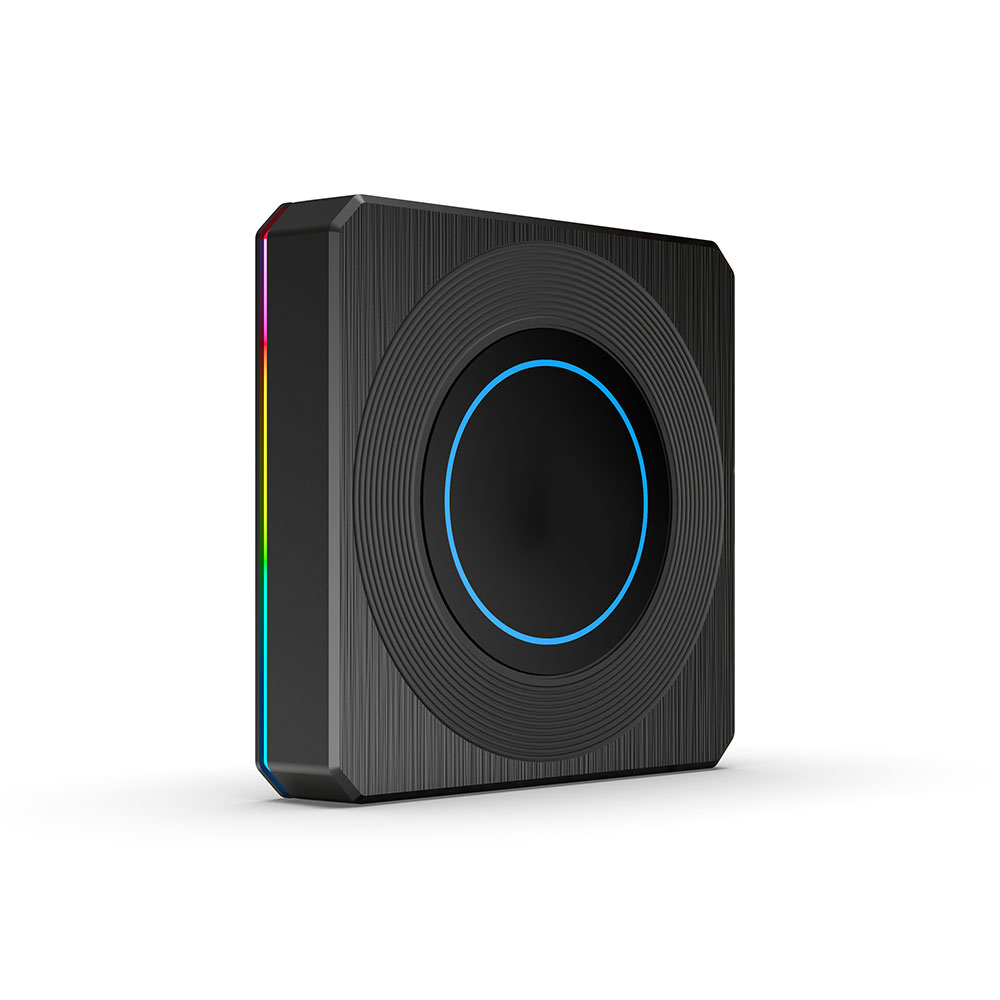 Caixa de TV com chip amlogic s905x4 quad core 8k Android 11 Wi -Fi dual