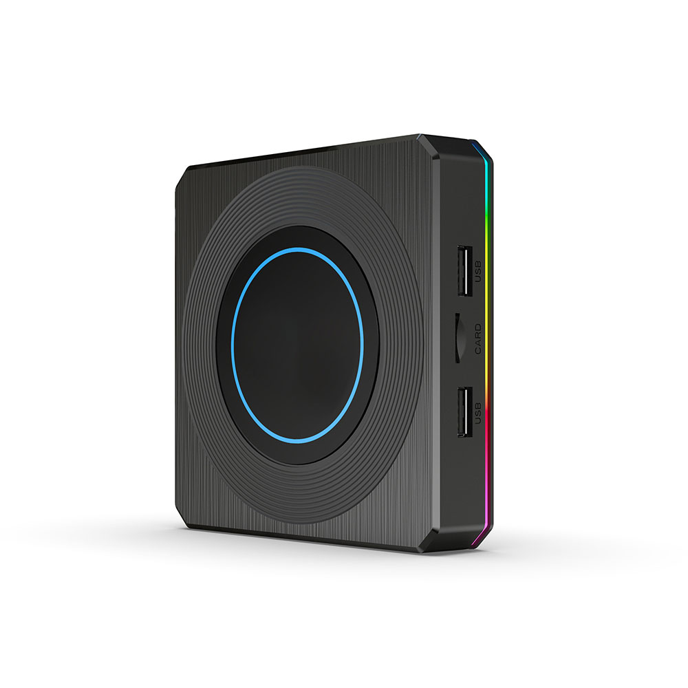 Caixa de TV com chip amlogic s905x4 quad core 8k Android 11 Wi -Fi dual