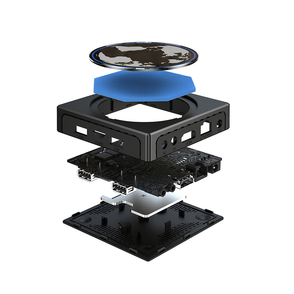 OEM ODM Android 11 Amlogic S905W2 Quad Core 4K2K TV Box