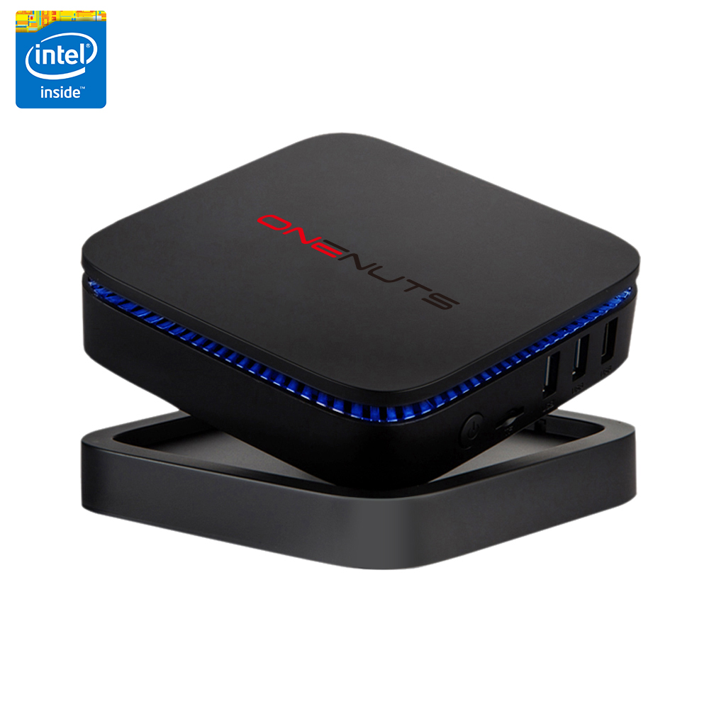 Onenuts Nut 4 英特尔 Windows 10 迷你电脑 英特尔酷睿 Apollo Lake Celeron J3455 4G DDR 32G EMMC 双频 WiFi 千兆 LAN 迷你电脑