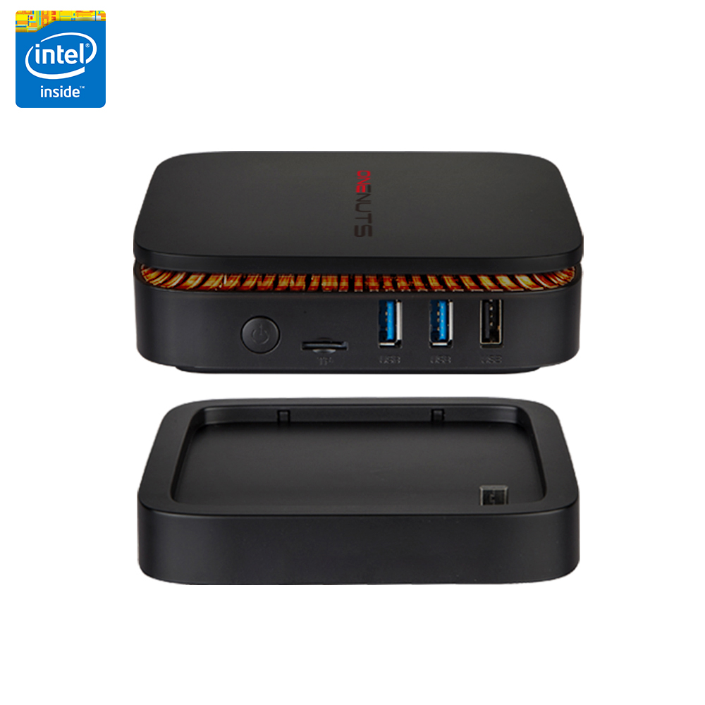 Onenuts Nut 4 英特尔 Windows 10 迷你电脑 英特尔酷睿 Apollo Lake Celeron J3455 4G DDR 32G EMMC 双频 WiFi 千兆 LAN 迷你电脑