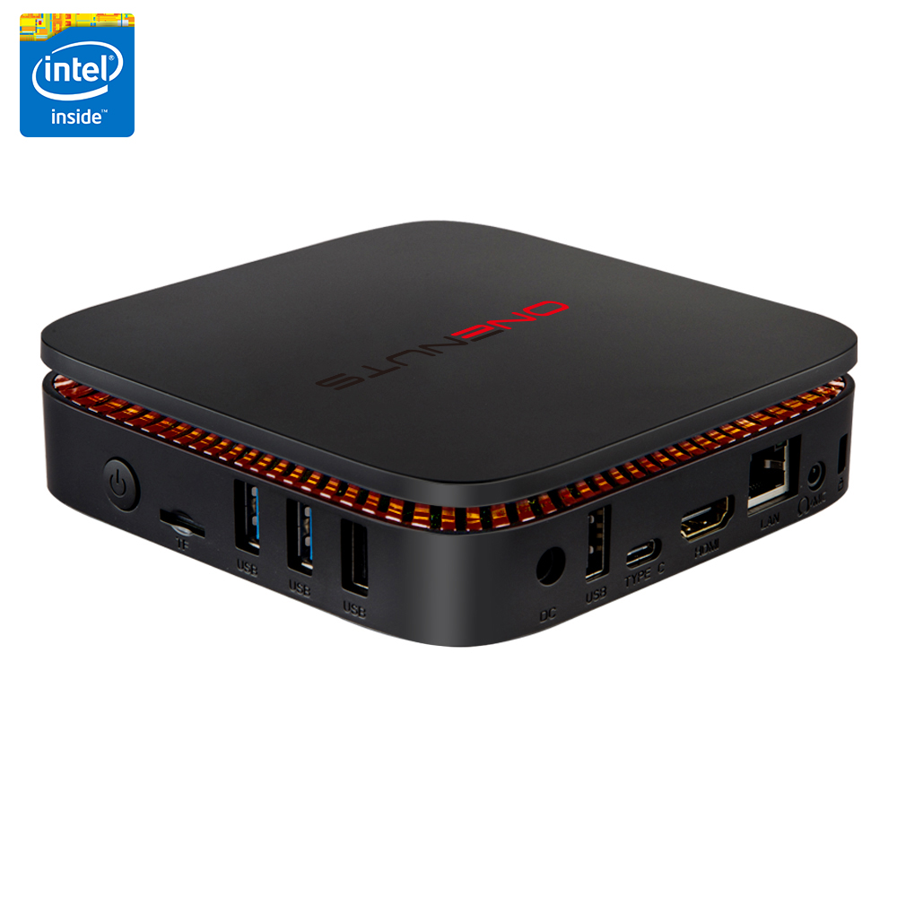 Onenuts Nut 4 英特尔 Windows 10 迷你电脑 英特尔酷睿 Apollo Lake Celeron J3455 4G DDR 32G EMMC 双频 WiFi 千兆 LAN 迷你电脑