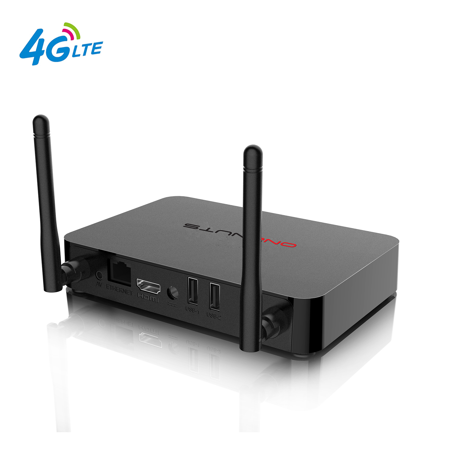Onenuts 四核 4K Android 7.0 4G LTE 机顶盒内置电池