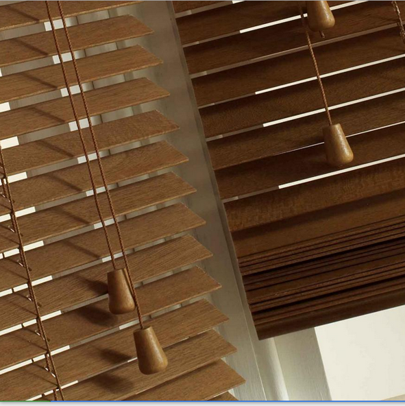 مكونات Basswood Blinds للبيع ، ومكونات OEM الحور الستائر الخشبية