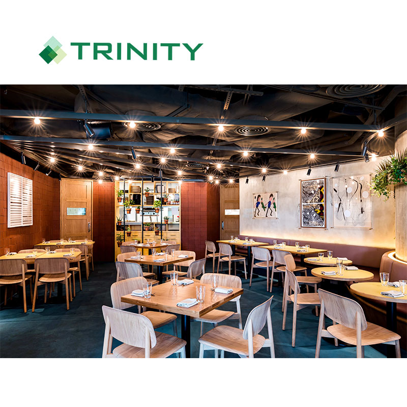 restaurante del hotel muebles de comedor de madera contrachapada personalizable