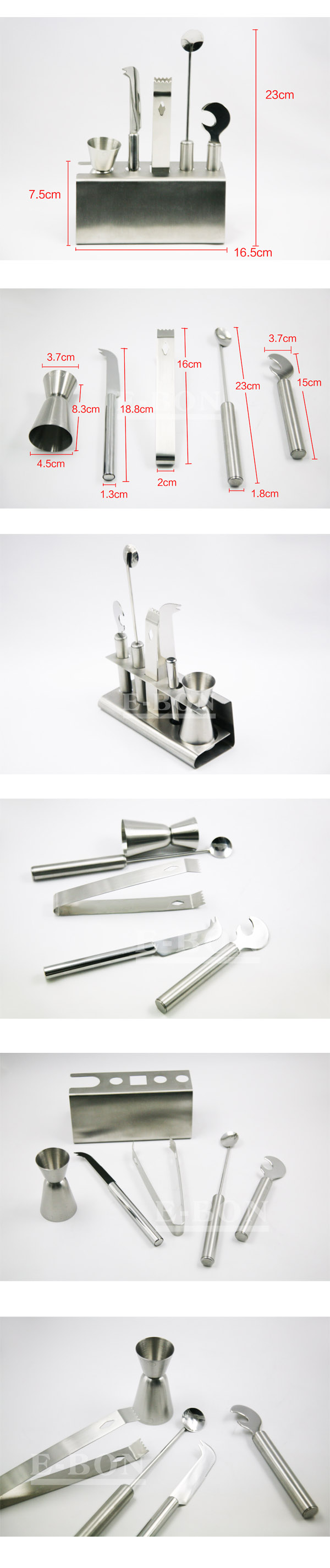 Stainless Steel Barware Set