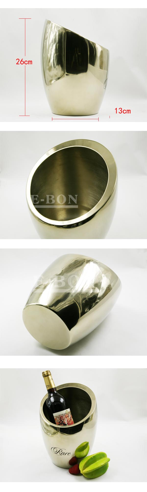 Stainless Steel Ice Bucket