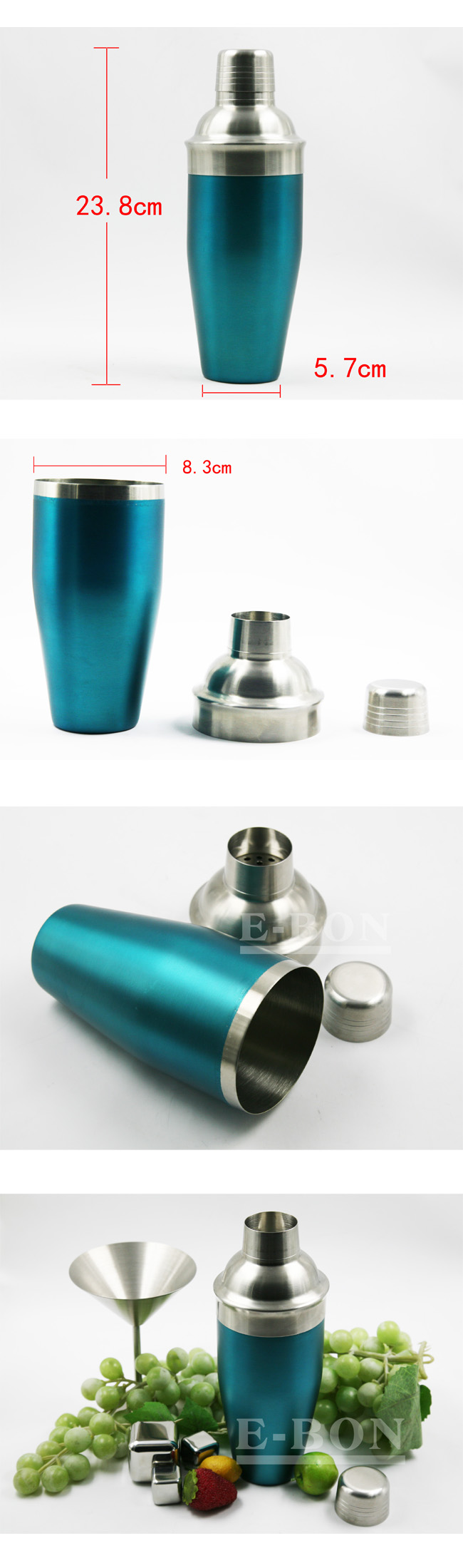 Stainless Steel Cocktail Shaker