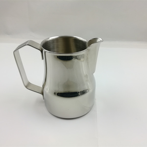 16OZ Stainless steel 18/8 Milk Frothing Pitcher Milk Jar for Perfect Lattes & Cappuccinos