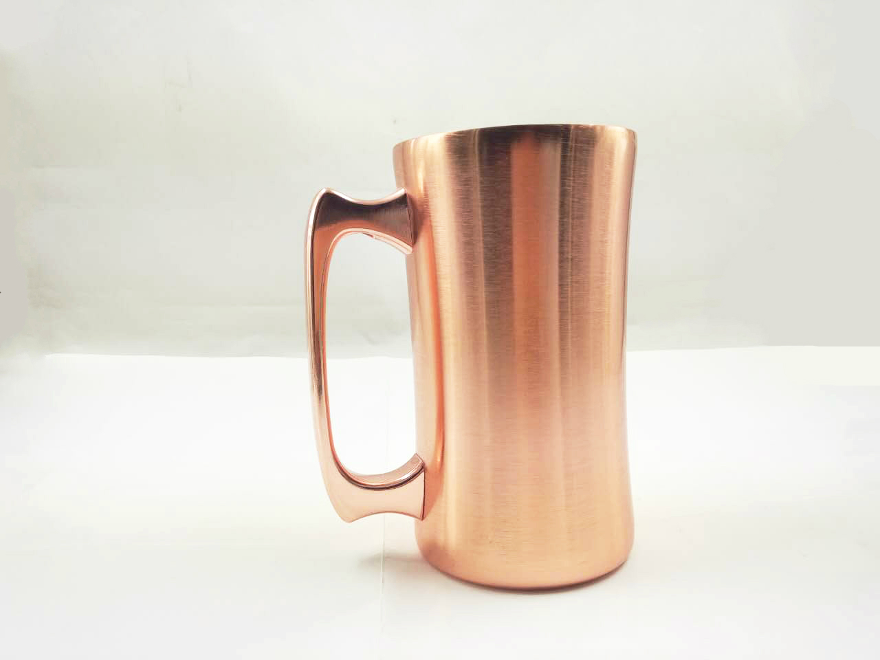 Rose gold double Wall Edelstahl Bierkrug mit Kupfer beschichtet