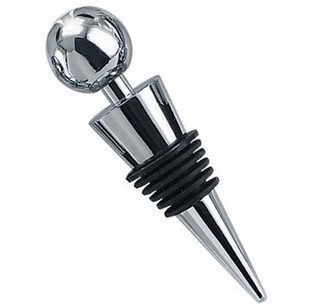 Exquisite Spherical Zinc Alloy Wine Stopper EB-BT06
