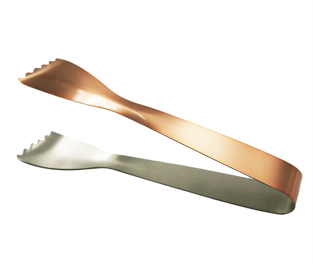 Exquisite Stainless steel coppering Ice Tong EB-BT76