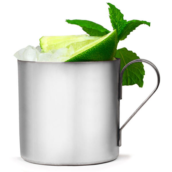 Handled Stainless Steel Moscow Mule Cup Drinking Cup