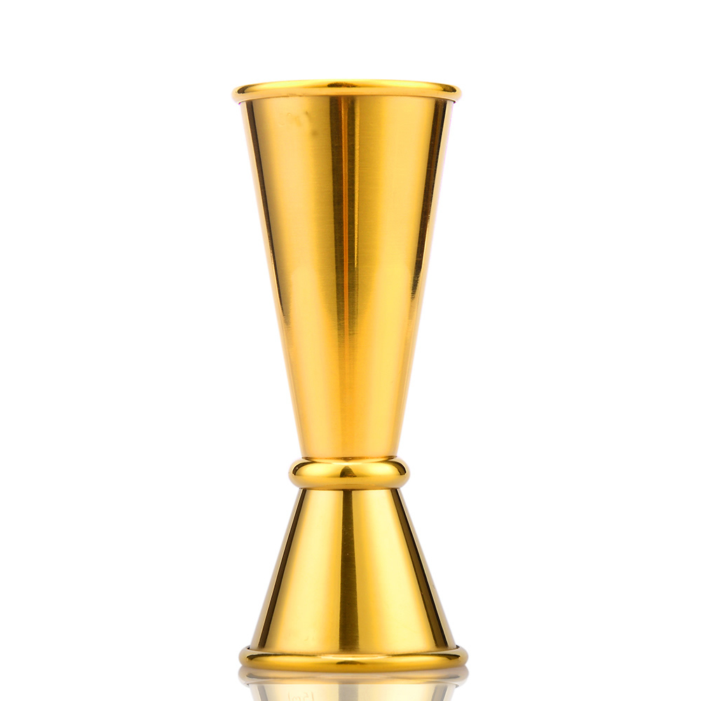 High-End Japanese Style d'or en acier inoxydable Jigger