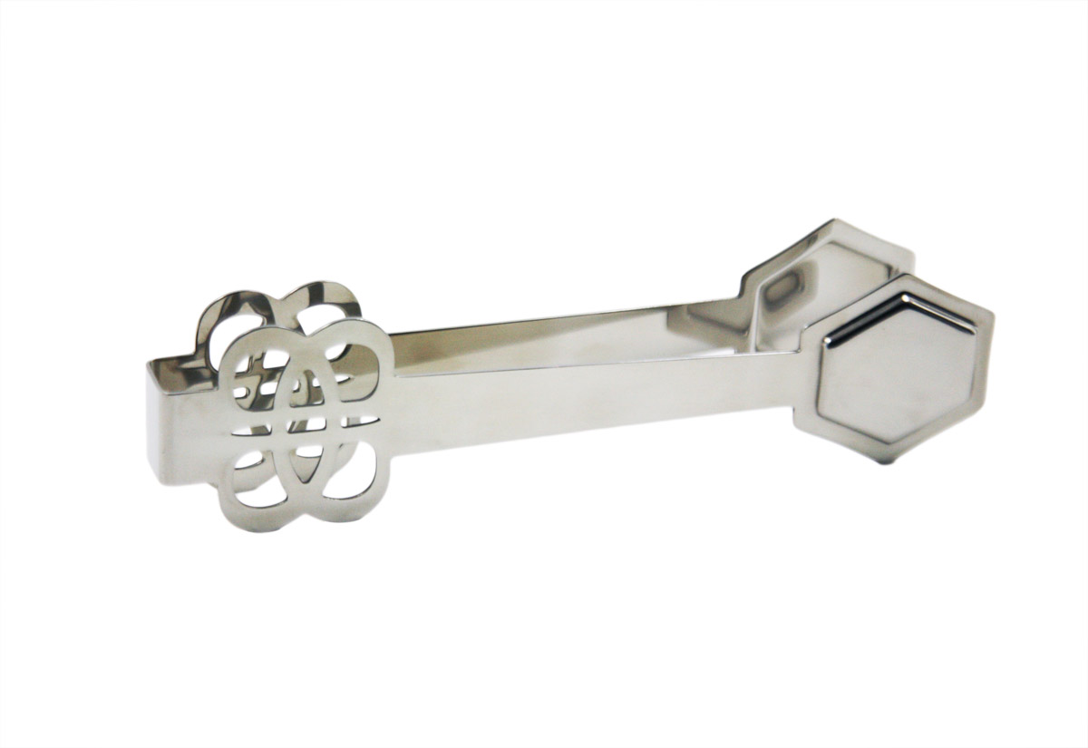 New design Stainless steel Ice tong Hexagon Ice tong food tong EB-BT43