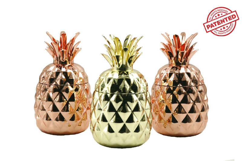 New design&hot selling stainless steel pineapple cup
