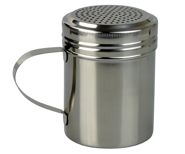 Stainless Steel 10oz Chocolate / Sugar Dredger Shaker